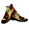 Smiley Faces Halloween Pumpkin Print Black Athletic Shoes-grizzshop