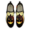 Smiley Faces Halloween Pumpkin Print Black Athletic Shoes-grizzshop