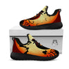 Smiley Faces Halloween Pumpkin Print Black Athletic Shoes-grizzshop