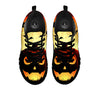 Smiley Faces Halloween Pumpkin Print Black Sneaker-grizzshop