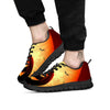 Smiley Faces Halloween Pumpkin Print Black Sneaker-grizzshop