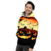 Smiley Faces Halloween Pumpkin Print Men's Hoodie-grizzshop