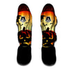 Smiley Faces Halloween Pumpkin Print Muay Thai Shin Guards-grizzshop