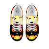 Smiley Faces Halloween Pumpkin Print White Sneaker-grizzshop