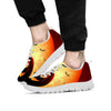 Smiley Faces Halloween Pumpkin Print White Sneaker-grizzshop