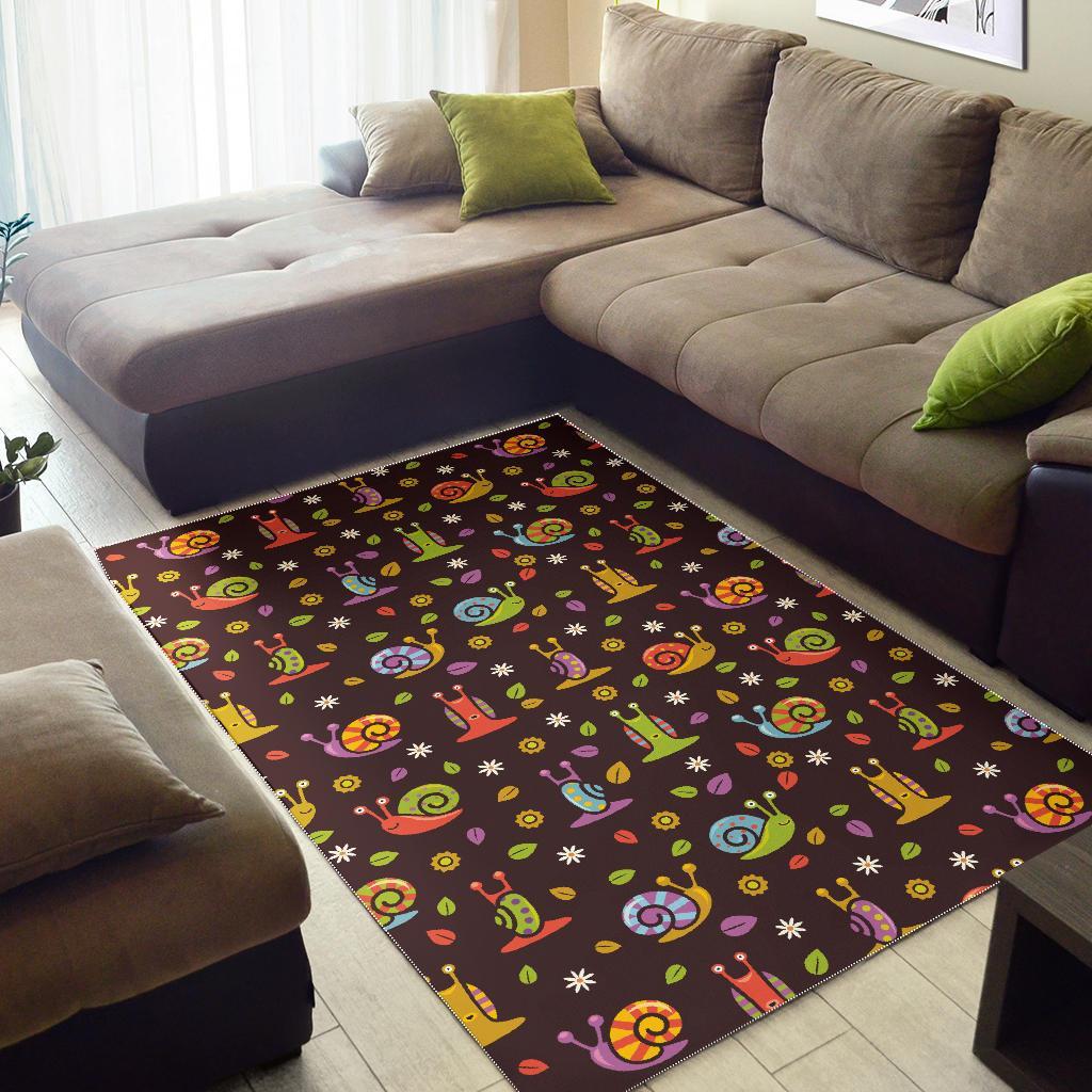 Snail Pattern Print Floor Mat-grizzshop