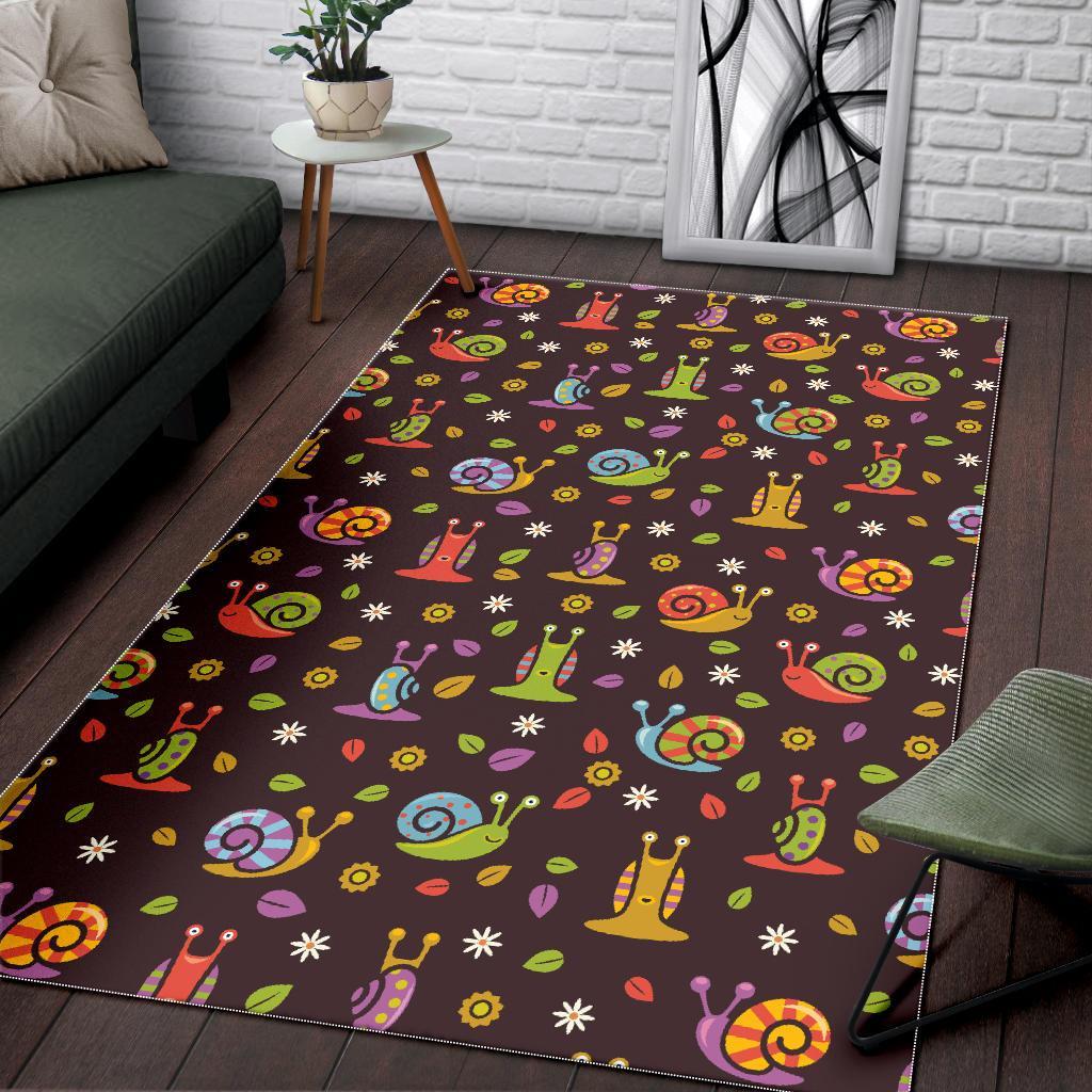 Snail Pattern Print Floor Mat-grizzshop