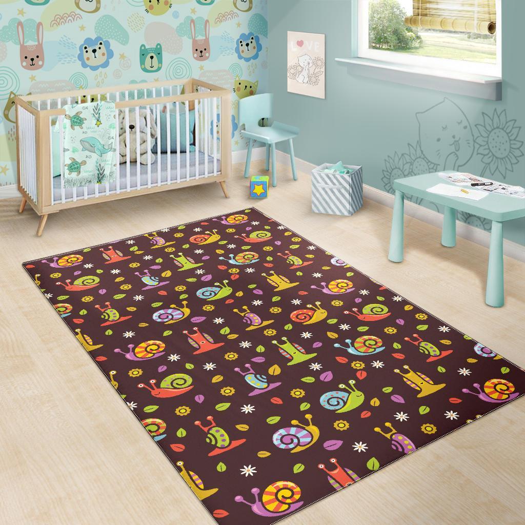 Snail Pattern Print Floor Mat-grizzshop