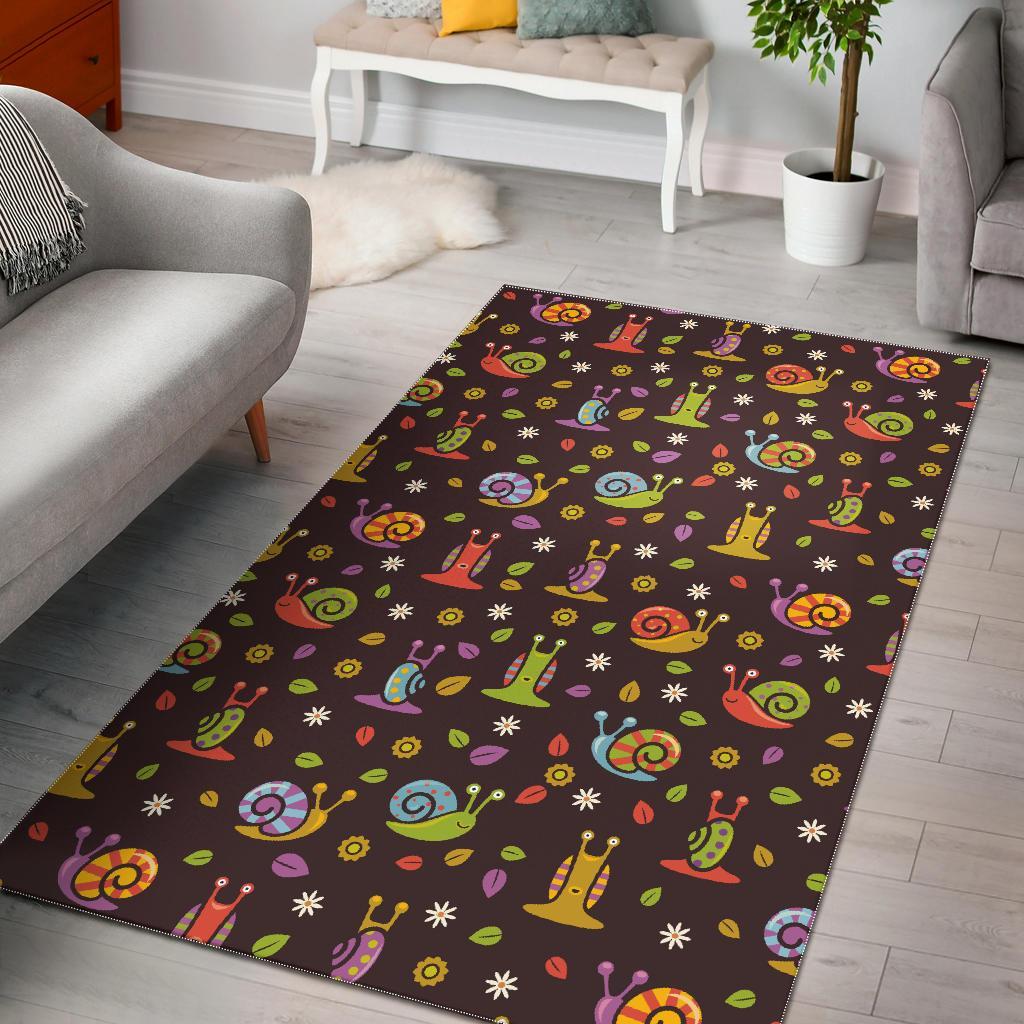 Snail Pattern Print Floor Mat-grizzshop