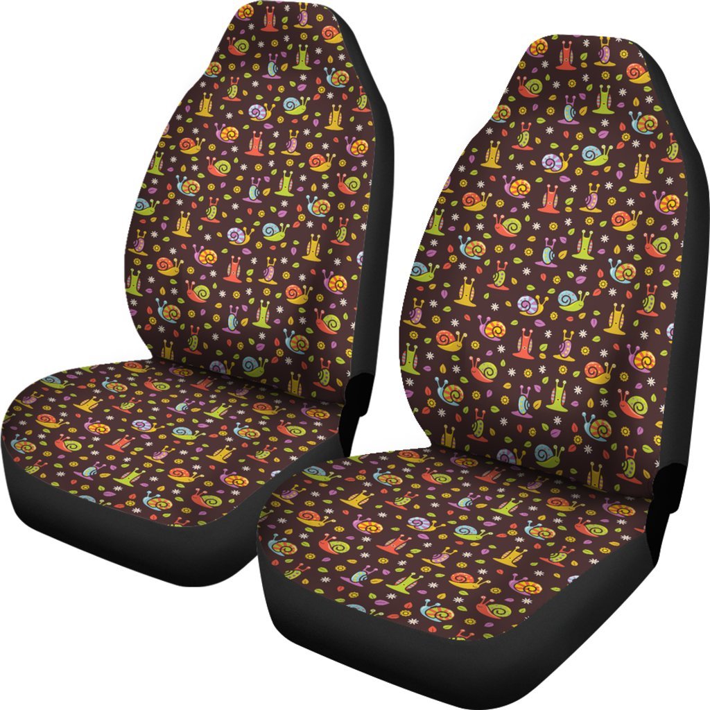 Snail Pattern Print Universal Fit Car Seat Cover-grizzshop