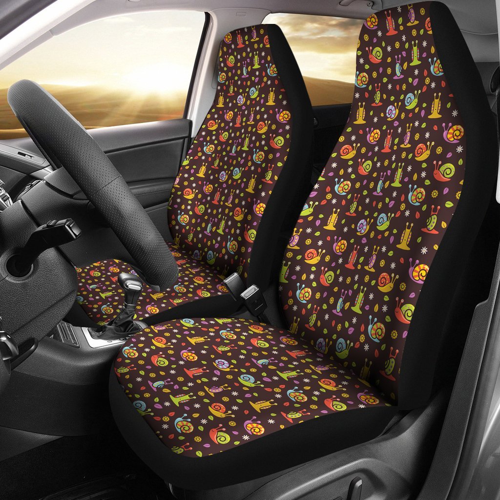 Snail Pattern Print Universal Fit Car Seat Cover-grizzshop