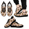 Snail Print Pattern Black Sneaker Shoes For Men Women-grizzshop