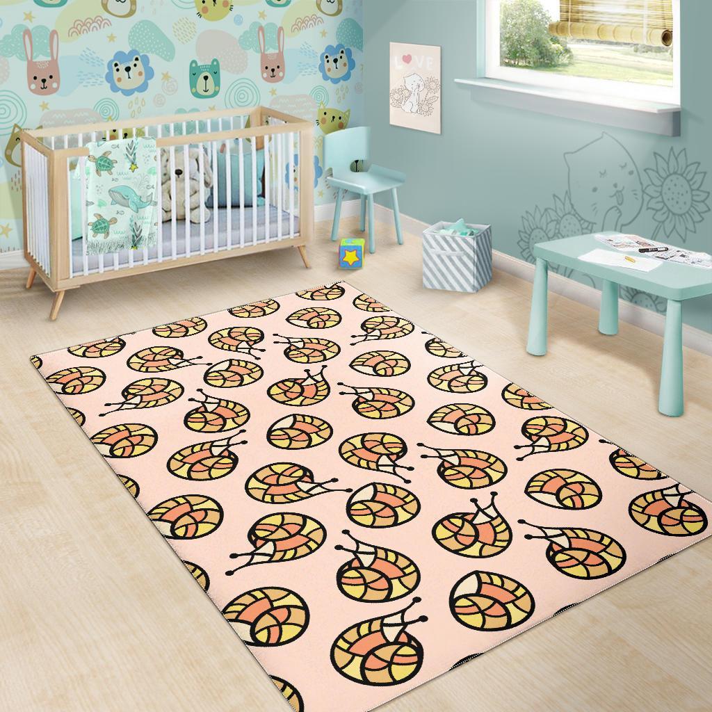 Snail Print Pattern Floor Mat-grizzshop