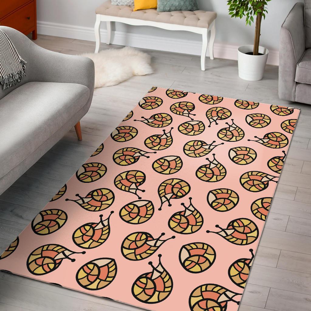 Snail Print Pattern Floor Mat-grizzshop