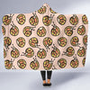 Snail Print Pattern Hooded Blanket-grizzshop