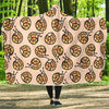 Snail Print Pattern Hooded Blanket-grizzshop