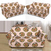 Snail Print Pattern Loveseat Cover-grizzshop