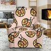 Snail Print Pattern Recliner Cover-grizzshop