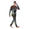 Snake Atheris Nitschei Print Men's Pajamas-grizzshop