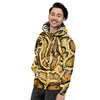 Snake Burmese Python Print Men's Hoodie-grizzshop