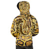 Snake Burmese Python Print Men's Hoodie-grizzshop