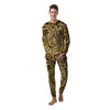 Snake Burmese Python Print Men's Pajamas-grizzshop