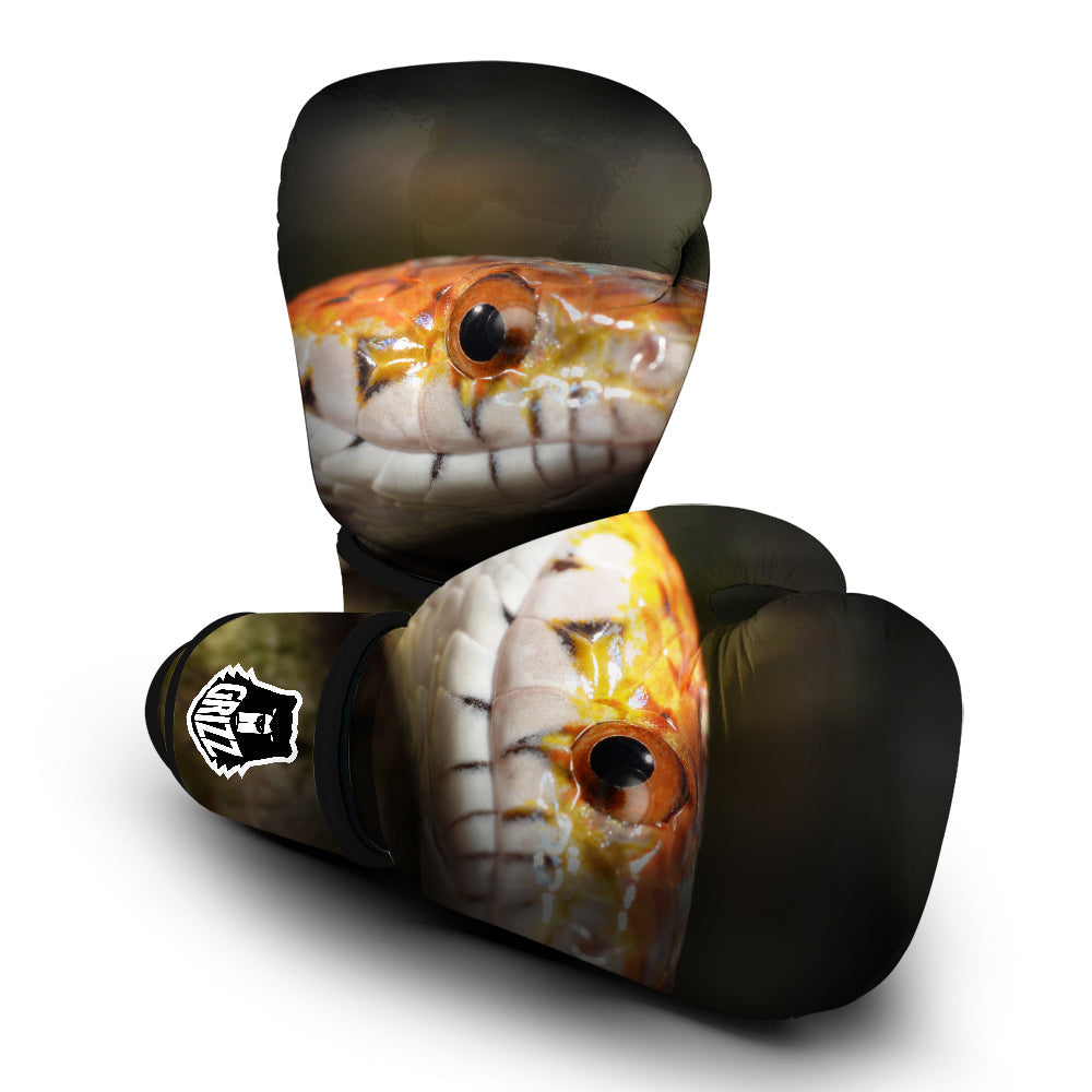 Snake Corn Print Boxing Gloves-grizzshop
