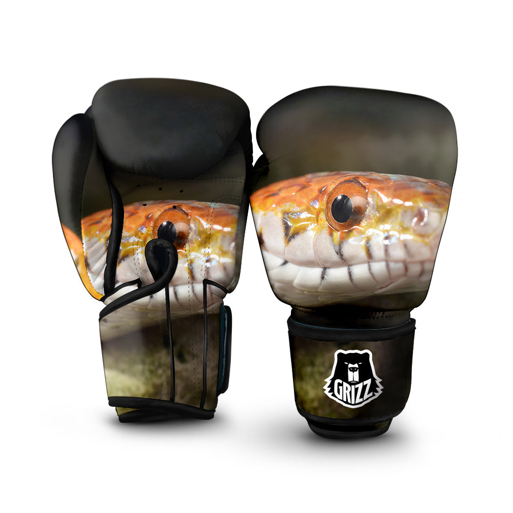 Snake Corn Print Boxing Gloves-grizzshop