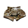 Snake Python Print Muay Thai Boxing Shorts-grizzshop