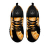 Snake Python Yellow Print Black Sneaker-grizzshop