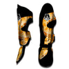 Snake Python Yellow Print Muay Thai Shin Guards-grizzshop