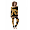 Snake Python Yellow Print Women's Pajamas-grizzshop