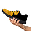 Snake Yellow Print Black Sneaker-grizzshop