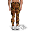 Snakeskin Leathers Print Men's Leggings-grizzshop