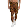 Snakeskin Leathers Print Men's Leggings-grizzshop