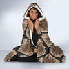 Snakeskin Python Skin Pattern Print Hooded Blanket-grizzshop