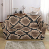 Snakeskin Python Skin Pattern Print Loveseat Cover-grizzshop