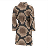 Snakeskin Python Skin Pattern Print Men Long Robe-grizzshop