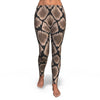 Snakeskin Python Skin Pattern Print Pattern Women Leggings-grizzshop