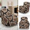 Snakeskin Python Skin Pattern Print Recliner Cover-grizzshop