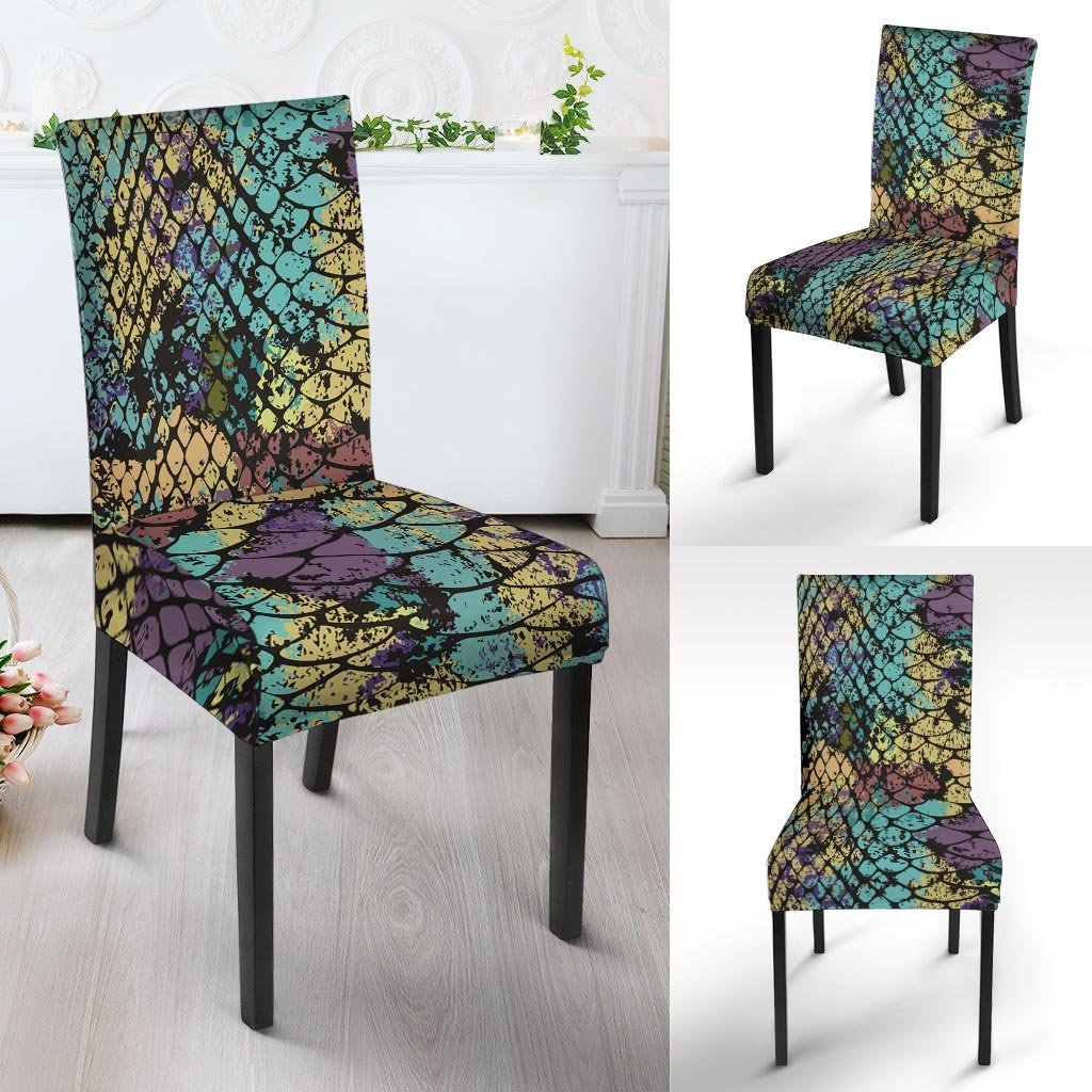 Snakeskin Reptile Chair Cover-grizzshop