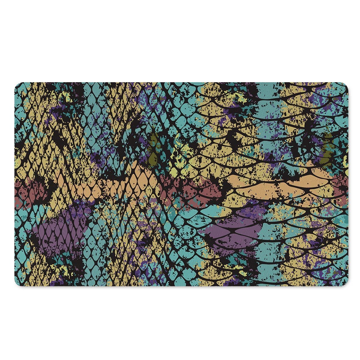 Snakeskin Reptile Door Mat-grizzshop