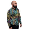 Snakeskin Reptile Men's Bomber Jacket-grizzshop