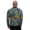 Snakeskin Reptile Men's Bomber Jacket-grizzshop