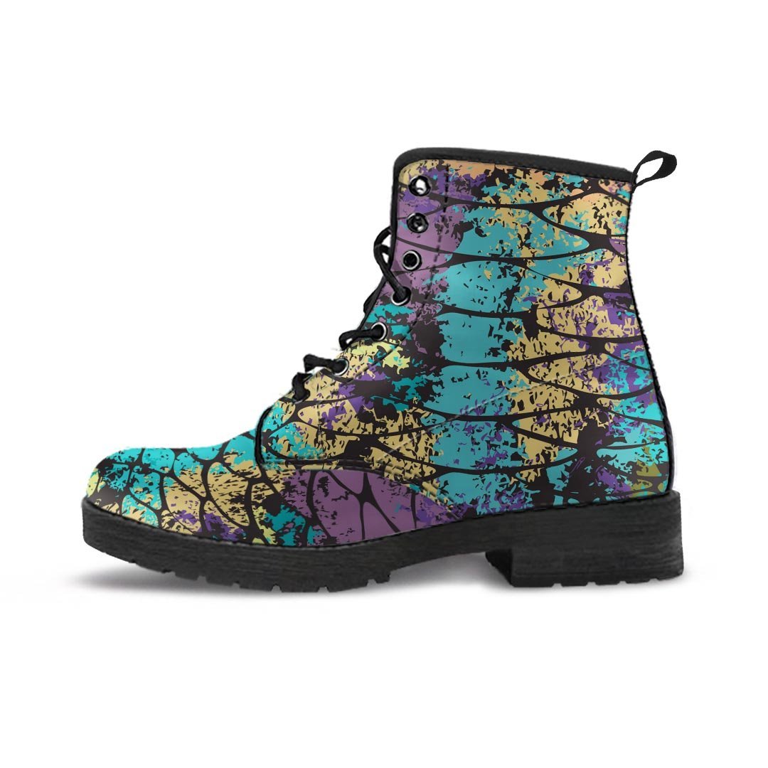 Snakeskin Reptile Men's Boots-grizzshop