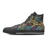 Snakeskin Reptile Men's High Top Shoes-grizzshop