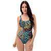 Snakeskin Reptile One Piece Swimsuite-grizzshop