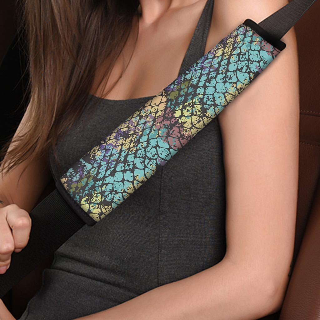 Snakeskin Reptile Seat Belt Cover-grizzshop