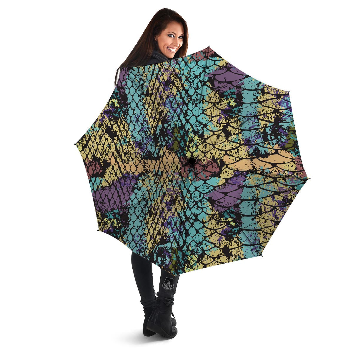 Snakeskin Reptile Umbrella-grizzshop