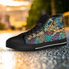 Snakeskin Reptile Women's High Top Shoes-grizzshop